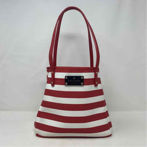 Pre-Owned Kate Spade Striped Leather Handbag