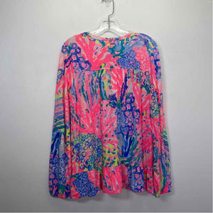Pre-Owned Size M Lilly Pulitzer Hot Pink Top