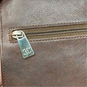Pre-Owned Chanel Brown Leather Designer Handbag