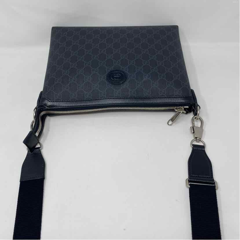 Pre-Owned Gucci Black Canvas Designer Handbag