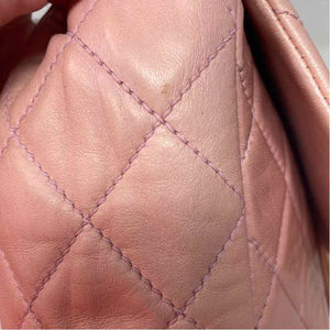 Pre-Owned Chanel Pink Lambskin Designer Handbag