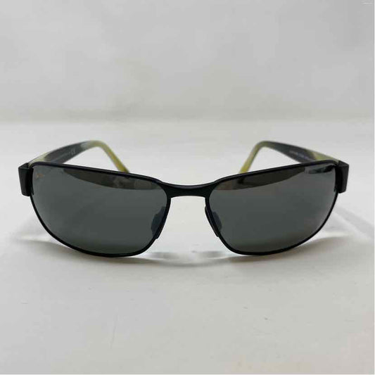 Pre-Owned Maui Jim Black Metal Sunglasses