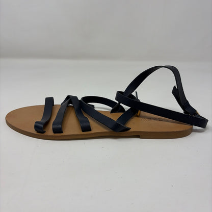 Pre-Owned Shoe Size 9.5 J Crew Navy Sandals