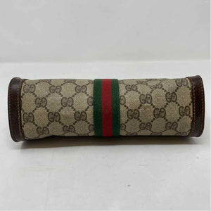 Pre-Owned Gucci Monogram Leather Designer Handbag