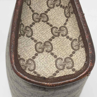 Pre-Owned Gucci Brown Leather Designer Handbag
