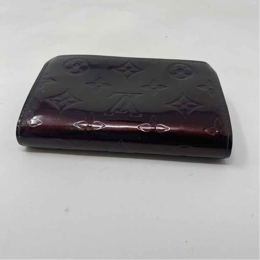 Pre-Owned Louis Vuitton Burgundy Leather Designer Wallet