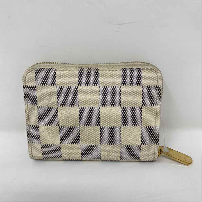 Pre-Owned Louis Vuitton Damier Azur Canvas Designer Wallet
