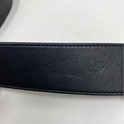 Pre-Owned Gucci Black Leather Designer Belt