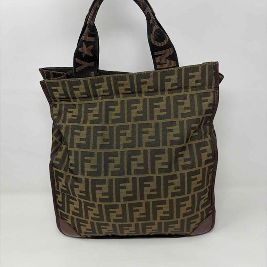 Pre-Owned Fendi Monogram Canvas Designer Handbag