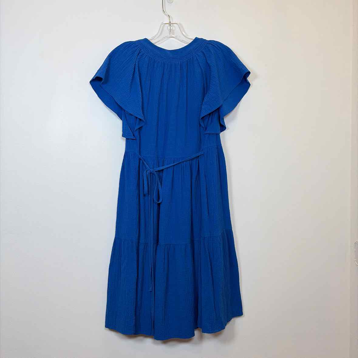 Pre-Owned Size 6/M Calvin Klein Cobalt Casual Dress