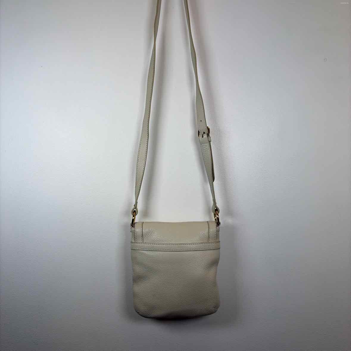 Pre-Owned Tommy Hilfiger Cream Leather Handbag