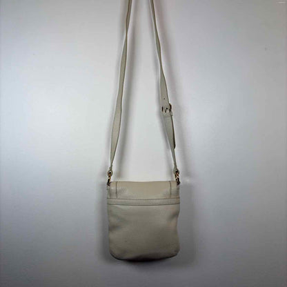 Pre-Owned Tommy Hilfiger Cream Leather Handbag