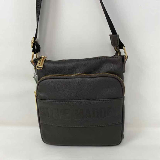 Pre-Owned Steve Madden Black Leather Handbag