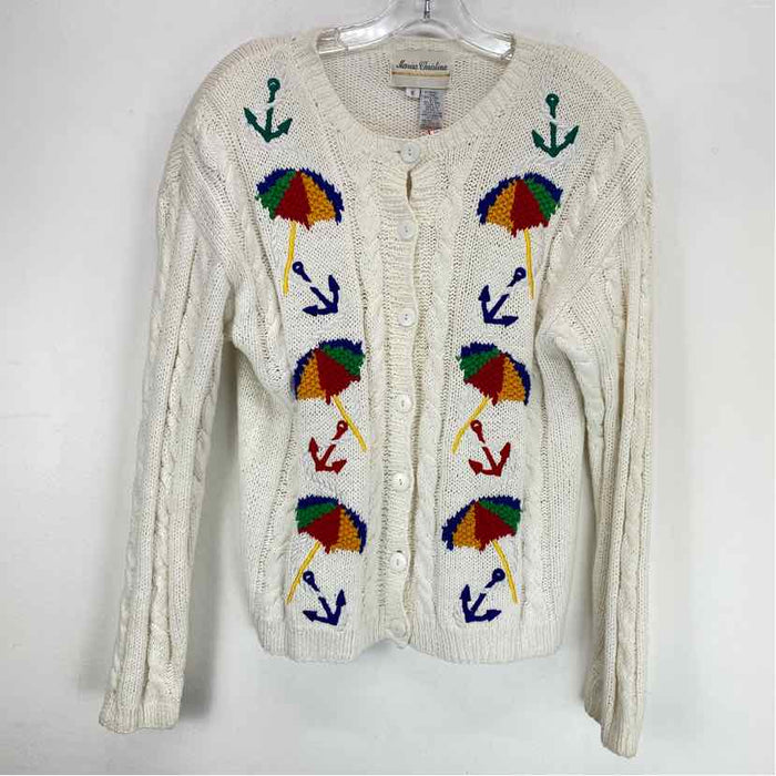 Pre-Owned Size S Vintage White Sweater