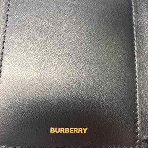 Pre-Owned Burberry Black Leather Designer Wallet