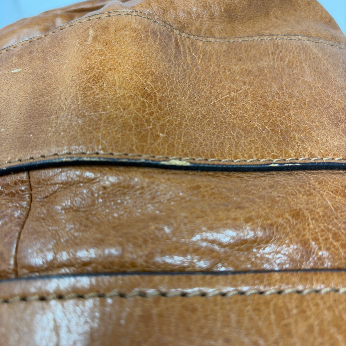 Pre-Owned Chloe Cognac Leather Designer Handbag