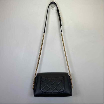 Pre-Owned Chanel Black Leather Designer Handbag