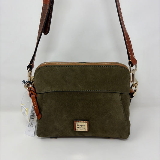 Pre-Owned Dooney & Bourke Green Suede Handbag