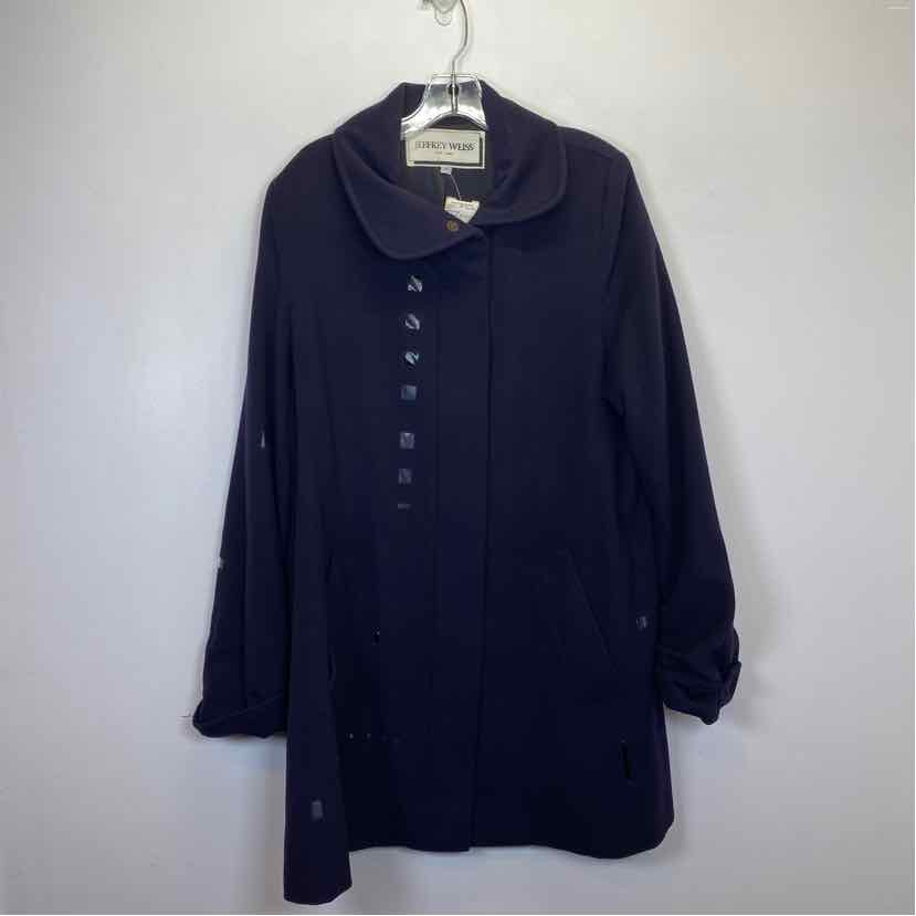 Pre-Owned Size M Jeffrey Weiss Navy Multi Coat