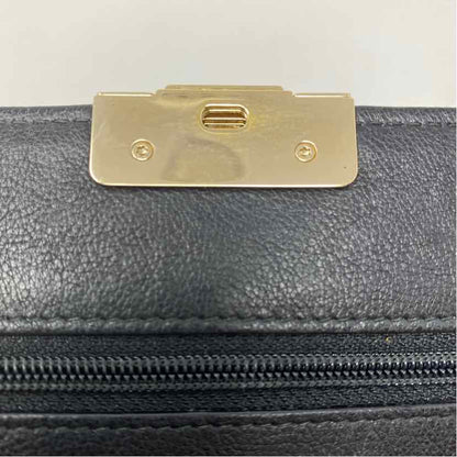 Pre-Owned Chanel Black Leather Designer Handbag