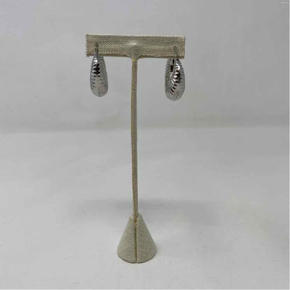 Silver Metal Earrings