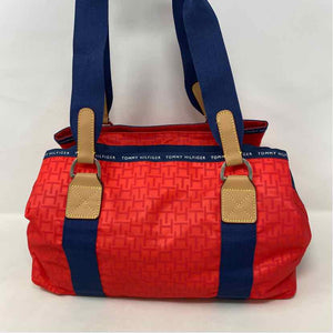 Pre-Owned Tommy Hilfiger Red Nylon Handbag