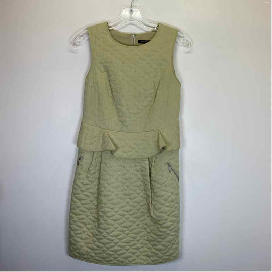 Pre-Owned Size S Theory Lime Green Casual Dress