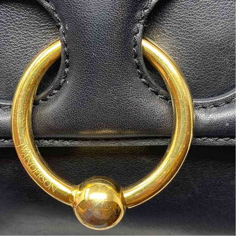 Pre-Owned JW Anderson Black Leather Designer Handbag
