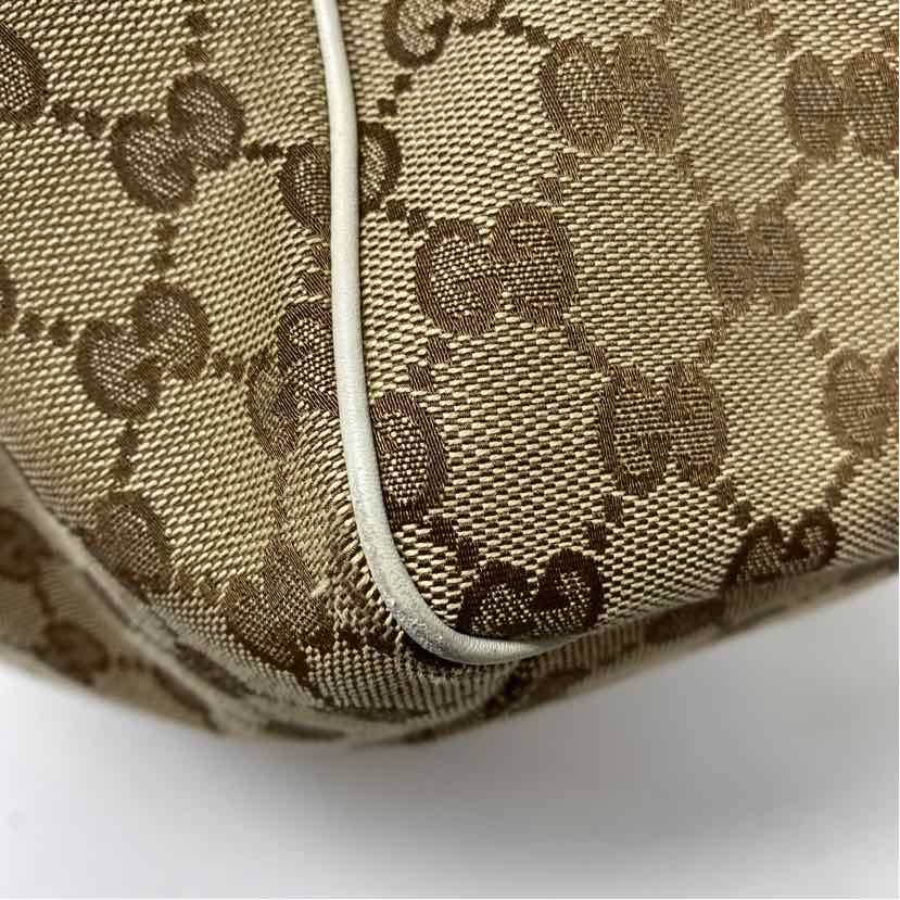 Pre-Owned Gucci Monogram Canvas Designer Handbag