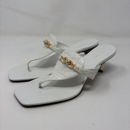 Pre-Owned Shoe Size 10 Tory Burch White Heels