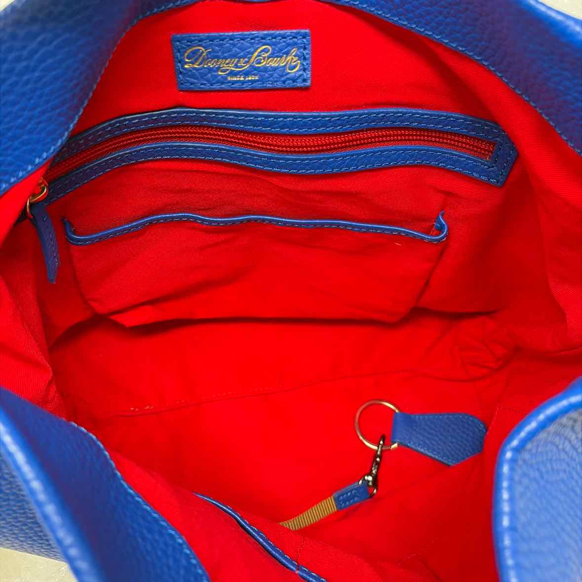 Pre-Owned Dooney & Bourke Cobalt Leather Handbag