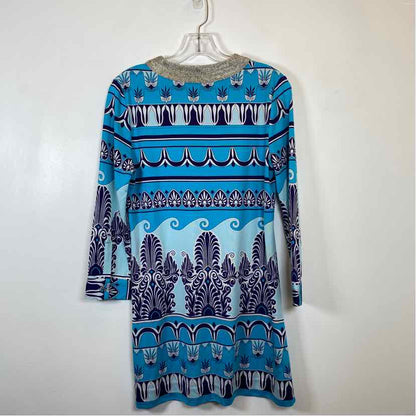 Pre-Owned Size S Tory Burch Blue Multi Casual Dress