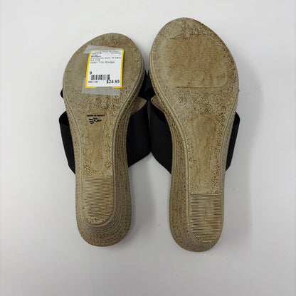 Pre-Owned Shoe Size 9 Boutique Black Wedge
