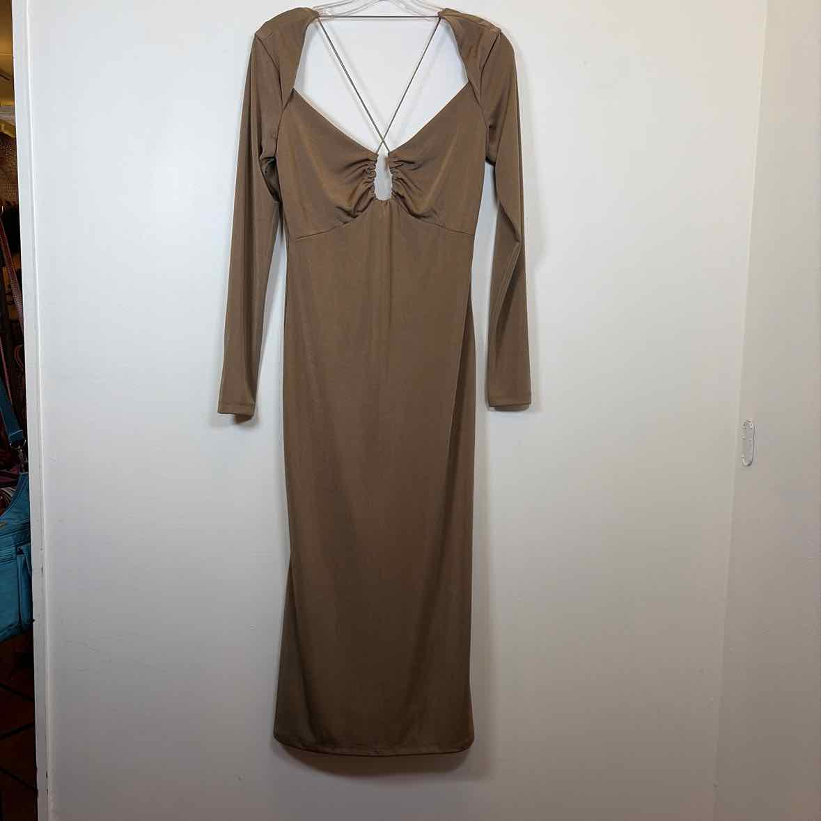 Pre-Owned Size M Jason Wu Brown Casual Dress