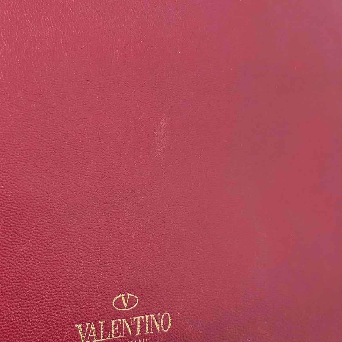 Pre-Owned Valentino Red Leather Designer Handbag