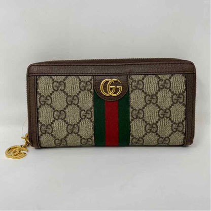 Pre-Owned Gucci Monogram Canvas Designer Wallet