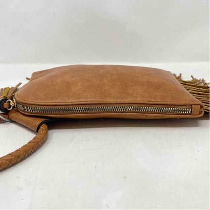Pre-Owned Calin Collection Cognac faux leather Wristlet