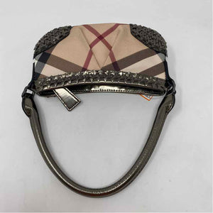 Pre-Owned Burberry Plaid Canvas Designer Handbag