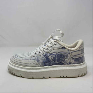 Pre-Owned Christian Dior White Canvas Shoe Size 8 Designer Shoes