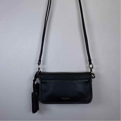 Pre-Owned Coach Black Leather Handbag