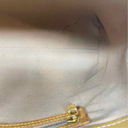 Pre-Owned Louis Vuitton Tan Patent Designer Handbag