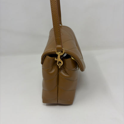 Pre-Owned Saint Laurent Cognac Leather Designer Handbag