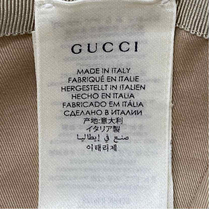 Pre-Owned Gucci Straw Straw Designer Hats