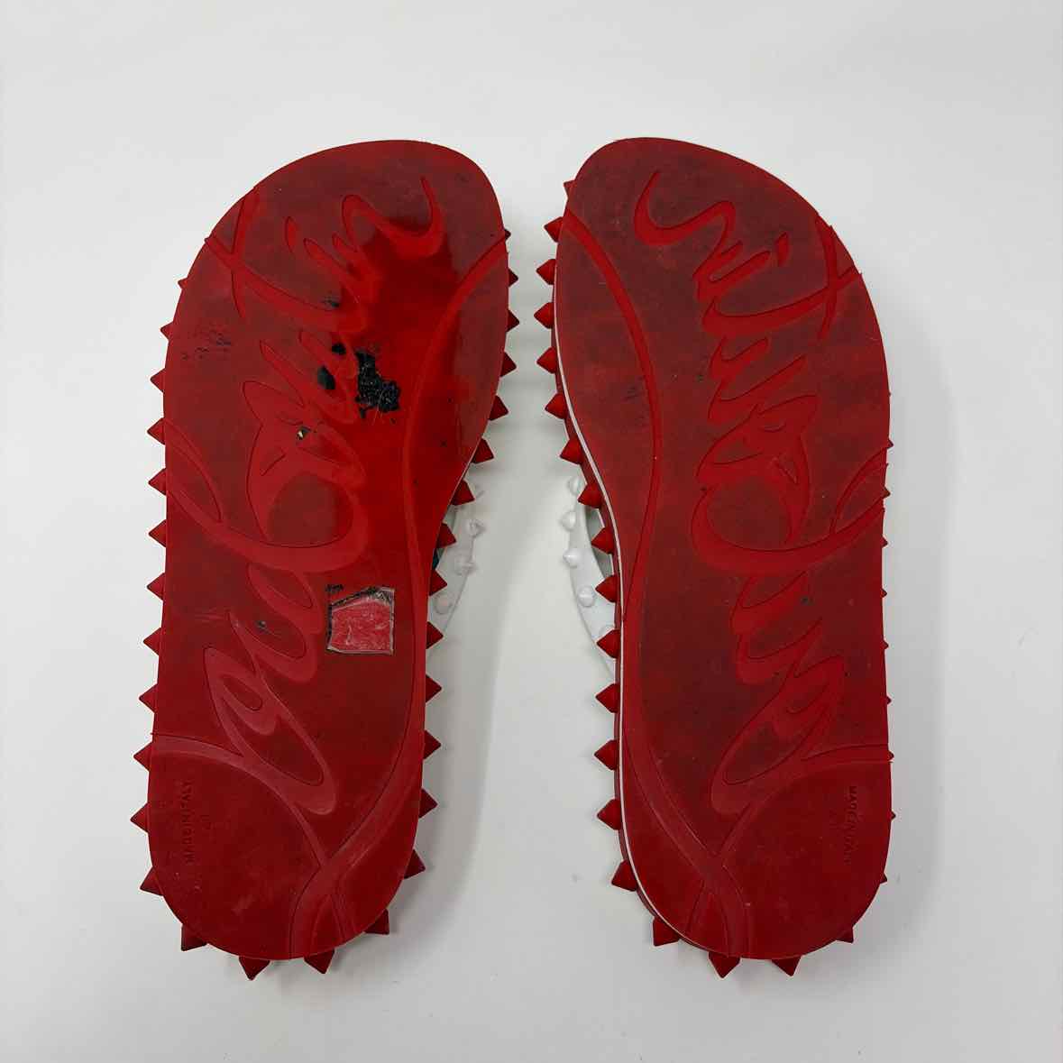 Pre-Owned Christian Louboutin White Shoe Size 10.5 Designer Shoes