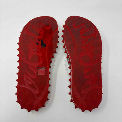 Pre-Owned Christian Louboutin White Shoe Size 10.5 Designer Shoes