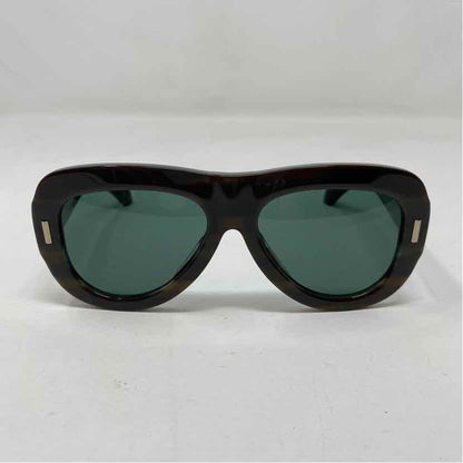 Pre-Owned Ferragamo Brown Multi Plastic Designer Sunglasses