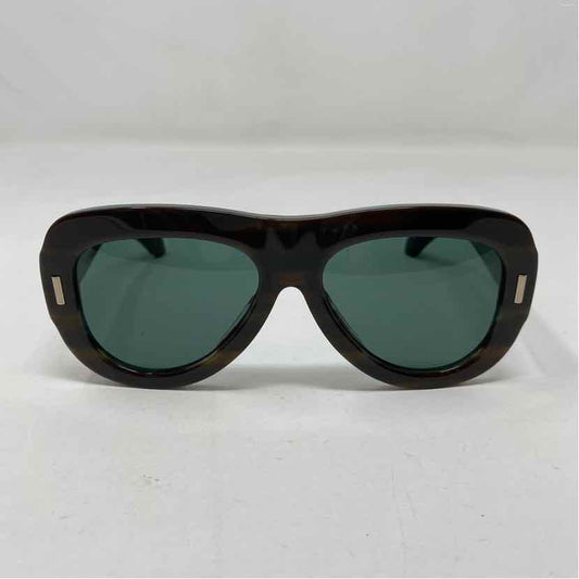 Pre-Owned Ferragamo Brown Multi Plastic Designer Sunglasses