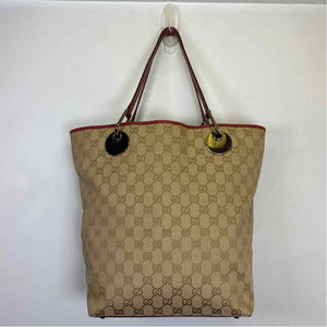Pre-Owned Gucci Monogram Canvas Designer Handbag