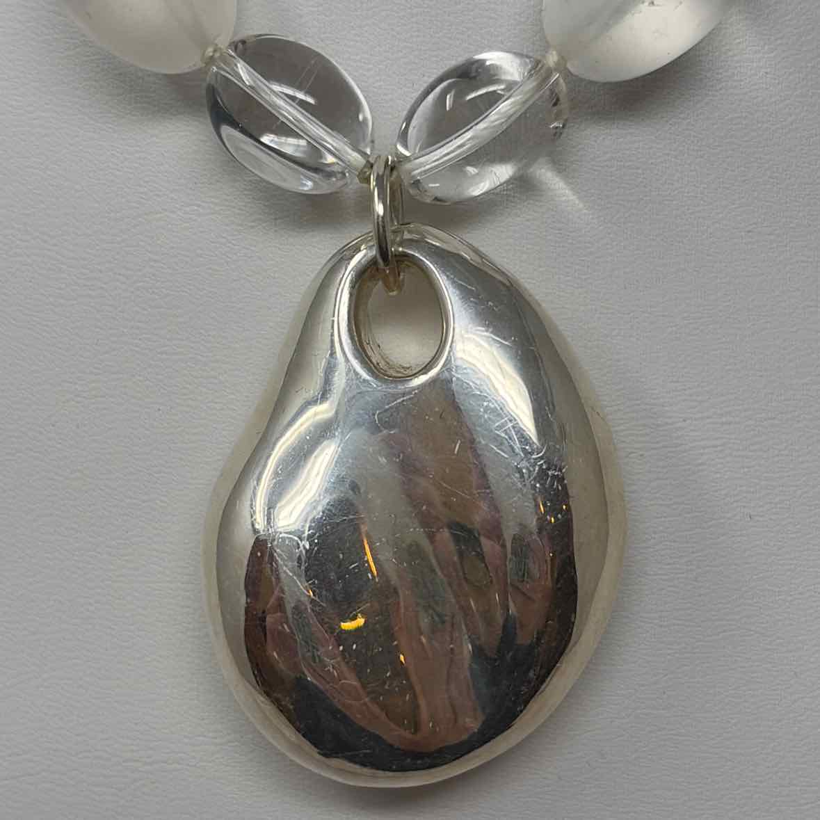 Pre-Owned Simon Sebbag Designs Clear Stones Necklace