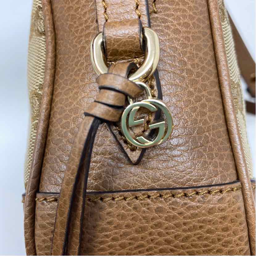 Pre-Owned Gucci Monogram Canvas Designer Handbag